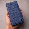Honor 600 Lite Smart Caro sötétkék tok-5907674558392 9 kép
