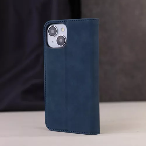 Honor 600 Lite Smart Suede sötétkék tok-5907674558767 10 kép