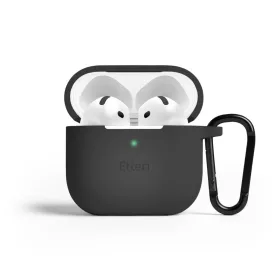 AirPods 4/5 fekete Etteri szilikon tok