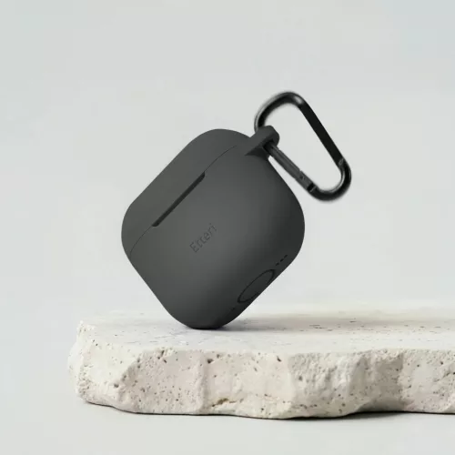 AirPods 4 fekete Etteri szilikon tok-5908067000511 4 kép