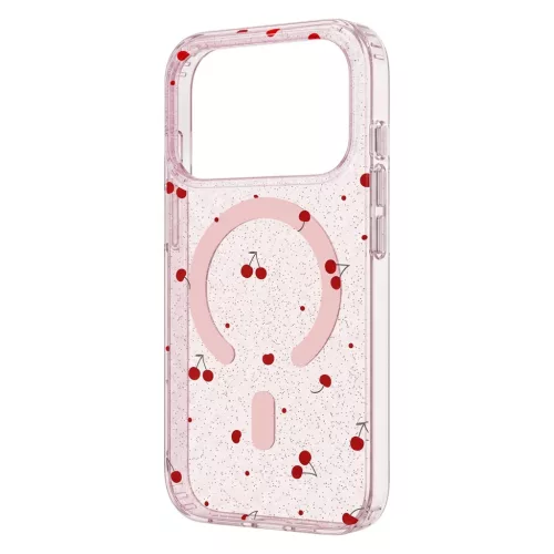 iPhone 15 Cseresznye Mag csillámos rózsaszín tok-5908067001594 4 kép