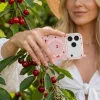 iPhone 17 Cherry Mag cseresznye mintás rózsaszín csillogó tok-5908067001648 6 kép
