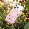 iPhone 17 Cherry Mag cseresznye mintás rózsaszín csillogó tok-5908067001648 7 kép