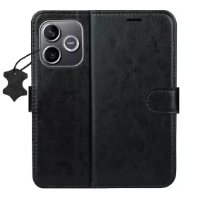 Honor 600 Lite Smart Luxe bőr tok fekete tok-5908067002232 1 kép