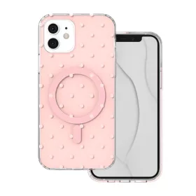 iPhone 12 / 12 Pro 6,1" Bubble Dots Mag rózsaszín tok-5908067004120 1 kép
