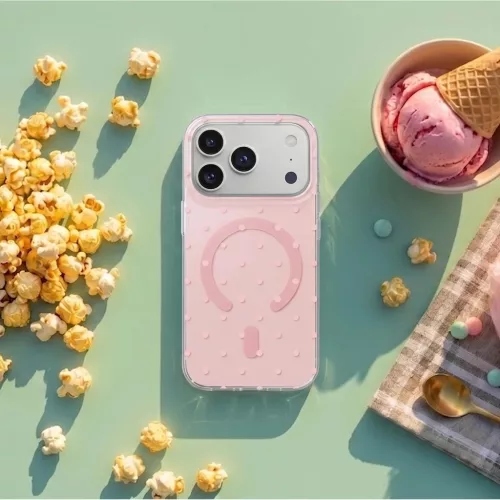 iPhone 14 Pro Bubble Dots Mag rózsaszín tok-5908067004144 10 kép