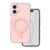 iPhone 16 Bubble Dots Mag pontmintás rózsaszín tok-5908067004175 1 kép