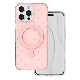 iPhone 16 Pro Max Bubble Dots Mag rózsaszín tok-5908067004199 1 kép