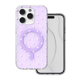 iPhone 14 Pro Bubble Dots Mag ibolya tok-5908067004304 1 kép