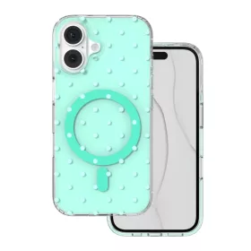 iPhone 16 Bubble Dots Mag zöld tok-5908067004496 1 kép
