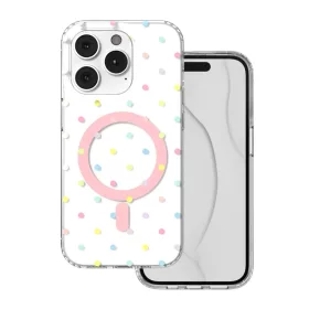 iPhone 14 Pro Bubble Dots Mag fehér tok-5908067004625 1 kép