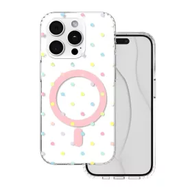 iPhone 15 Pro Bubble Dots Mag fehér tok-5908067004649 1 kép