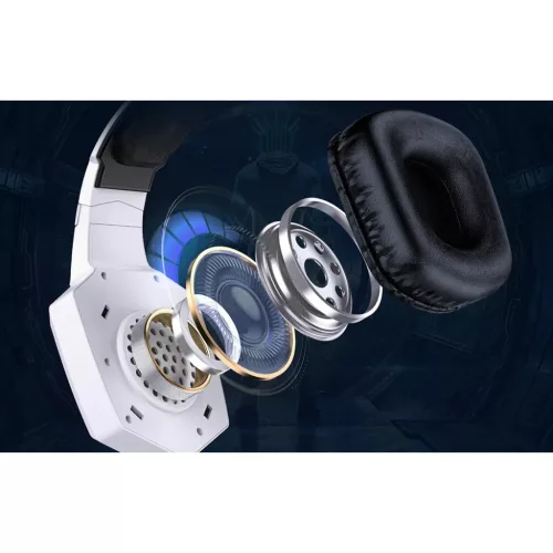 ONIKUMA GT806 gamer fejhallgató fehér-6972470563856 4 kép
