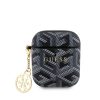 AirPods 1/2 Guess PU G Cube Charm tok fekete (GUA2PGCE4CK)-3666339171124 1 kép