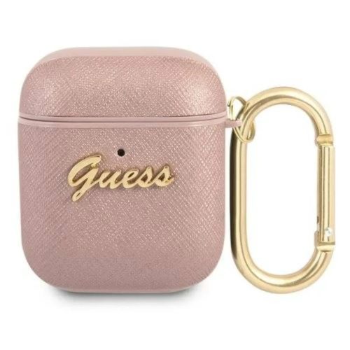 Guess GUA2SASMP 4G Saffiano AirPods 1/2 tok pink-3666339009816 1 kép