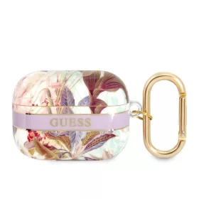 Airpods 3 Guess TPU Flower tok lila