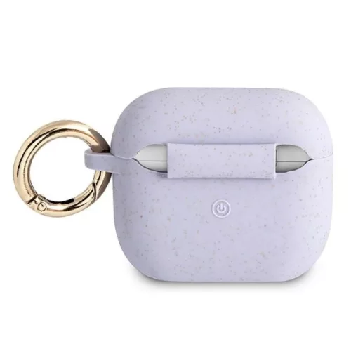 Guess GUA3SGGEU Silicone Glitter AirPods 3 tok lila-3666339010317 2 kép