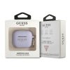 Guess GUA3SGGEU Silicone Glitter AirPods 3 tok lila-3666339010317 3 kép