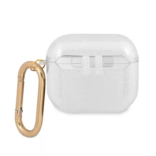 Guess GUA3UCG4GT 4G TPU Glitter AirPods 3 tok átlátszó-3666339009922 2 kép