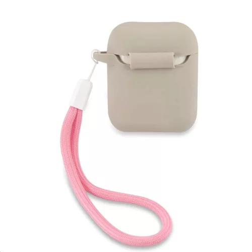 Guess Vintage Silicone GUACA2LSVSGP AirPods 1/2 tok szürke-3700740495490 2 kép