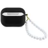 Apple AirPods Pro 3 Guess Glitter Pearl Szíjas tok fekete-3666339574710 2 kép