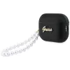 Apple AirPods Pro 3 Guess Glitter Pearl Szíjas tok fekete-3666339574710 3 kép