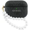 Apple AirPods Pro 3 Guess 4G Pearl Strap fekete tok