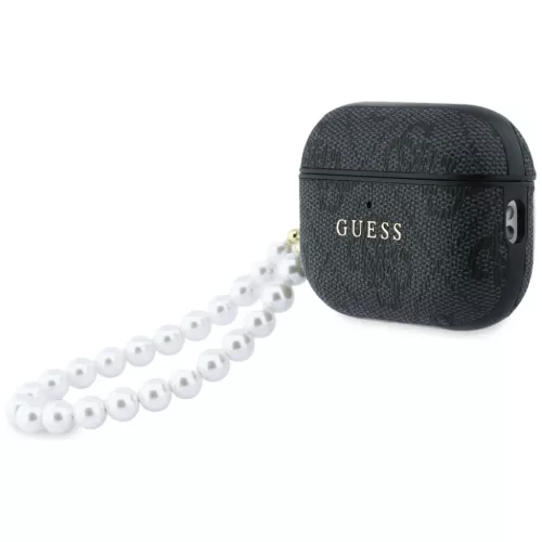 Apple AirPods Pro 3 Guess 4G Pearl Strap fekete tok-3666339574857 3 kép