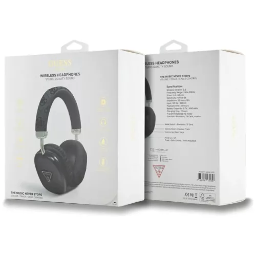 Guess Bluetooth 5.3 4G Triangle Logo fekete fejhallgató-3666339231828 4 kép