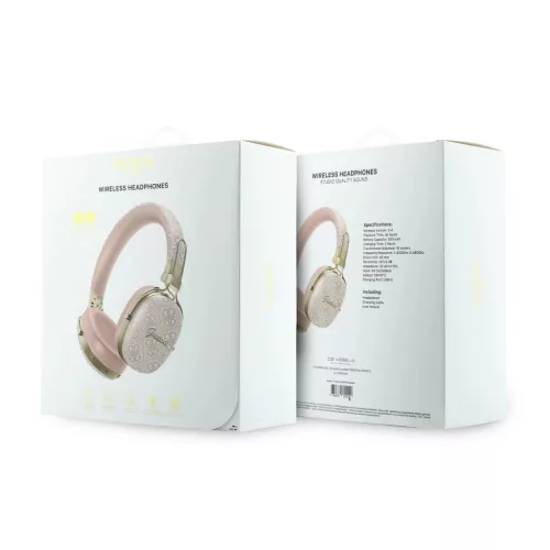 Guess Bluetooth ENC Metal 4G Script Logo vezeték nélküli fejhallgat-3666339625290 4 kép