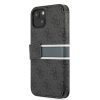 iPhone 13 mini Guess PU 4G Printed Stripe fliptok szürke (GUBKP13S4GD-3666339032081 5 kép