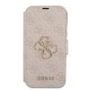 iPhone 13 Pro Max Guess PU 4G Metal Logo fliptok rózsaszín (GUBKP13X-3666339032678 4 kép