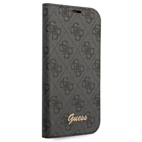 iPhone 14 Pro Guess PC / TPU 4G Metal Camera Outline fliptok fekete (G-3666339083182 4 kép