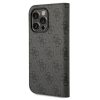iPhone 14 Pro Guess PC / TPU 4G Metal Camera Outline fliptok fekete (G-3666339083182 3 kép