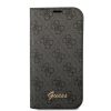 iPhone 14 Pro Guess PC / TPU 4G Metal Camera Outline fliptok fekete (G-3666339083182 5 kép