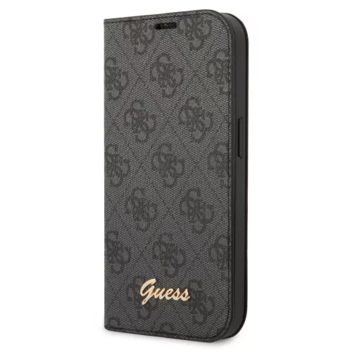 iPhone 14 Pro Guess PC / TPU 4G Metal Camera Outline fliptok fekete (G-3666339083182 7 kép