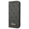 iPhone 14 Plus Guess PC / TPU 4G Metal Camera Outline fliptok fekete (-3666339083175 7 kép