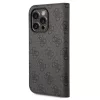 iPhone 14 Pro Max Guess PC / TPU 4G Metal Camera Outline fliptok feket-3666339083199 3 kép