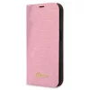 iPhone 14 Pro Max Guess PU Croco fliptok rózsaszín (GUBKP14XHGCRHP)-3666339082994 1 kép