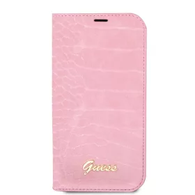 iPhone 14 Pro Max Guess PU Croco fliptok rózsaszín (GUBKP14XHGCRHP)-3666339082994 2 kép