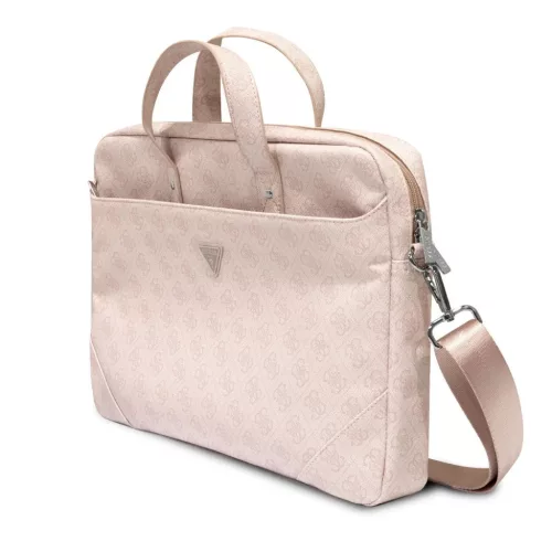 Guess 4G PU Triangle Logo 15/16'' laptop táska rózsaszín (GUCB15P4T-3666339051112 2 kép