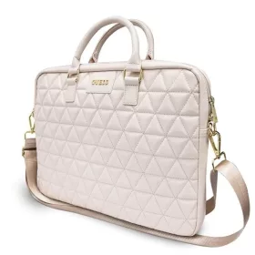 Guess Torba 15' Quilted laptop táska light pink, notebook táska (GUC-3700740469316 2 kép
