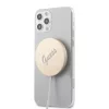 GUESS GUCBMSVSLG Vintage Vezeték nélküli mágneses iPhone 12 MagSafe töltő 15W arany
