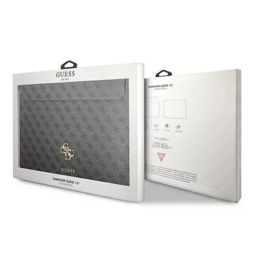Guess 4G Sleeve 13'' laptop táska sötétszürke színben (GUCS13G4GF-3666339005412 4 kép