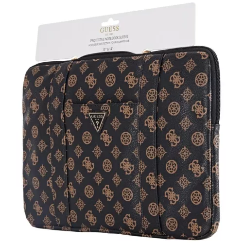 Bag Guess Sleeve 14" Peony Pocket Triangle fekete-3666339329167 5 kép
