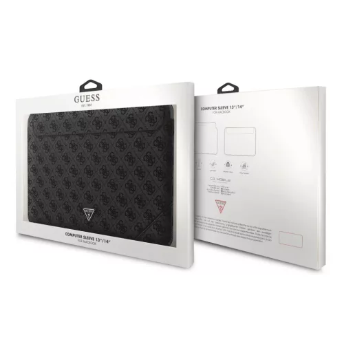Guess 4G Triangle Sleeve 16'' laptop táska fekete színben (GUCS16P4T-3666339039950 1 kép