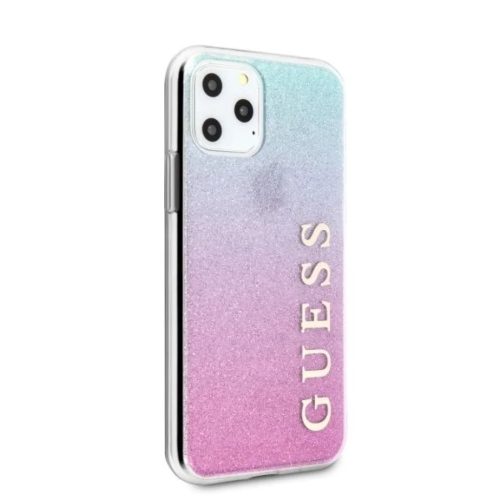 Guess GUHCN65PCUGLPBL iPhone 11 Pro Max tok rózsaszín-kék keményto-3700740469224 3 kép