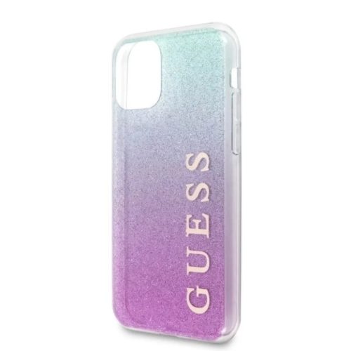 Guess GUHCN65PCUGLPBL iPhone 11 Pro Max tok rózsaszín-kék keményto-3700740469224 4 kép