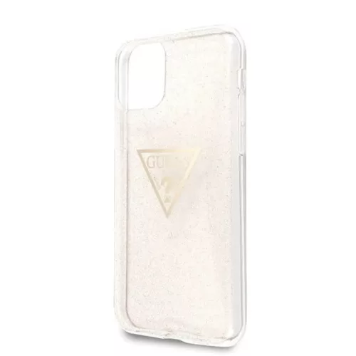 Guess GUHCN58SGTLGO iPhone 11 Pro arany/arany keménytok Glitter Trian-3700740461426 3 kép
