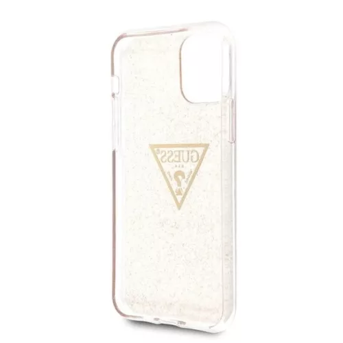 Guess GUHCN58SGTLGO iPhone 11 Pro arany/arany keménytok Glitter Trian-3700740461426 4 kép